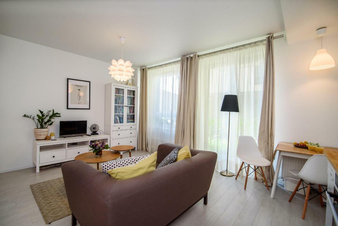 #Stayhere - Comfy & Stylish Studio With Green Patio Close To Old Town VNO Eksteriør bilde